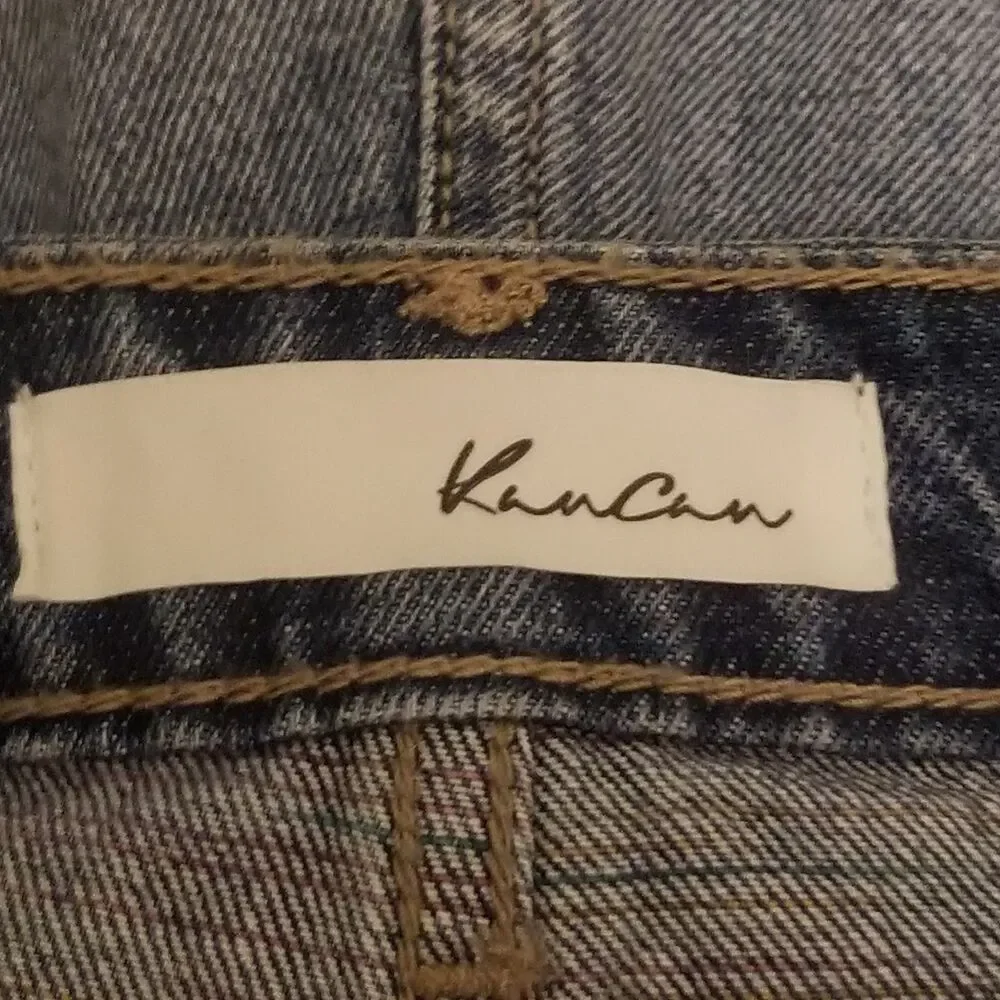 KanCan Jeans Juniors 13/30 Distressed Raw Hem Ankle Skinny Grunge Edgy